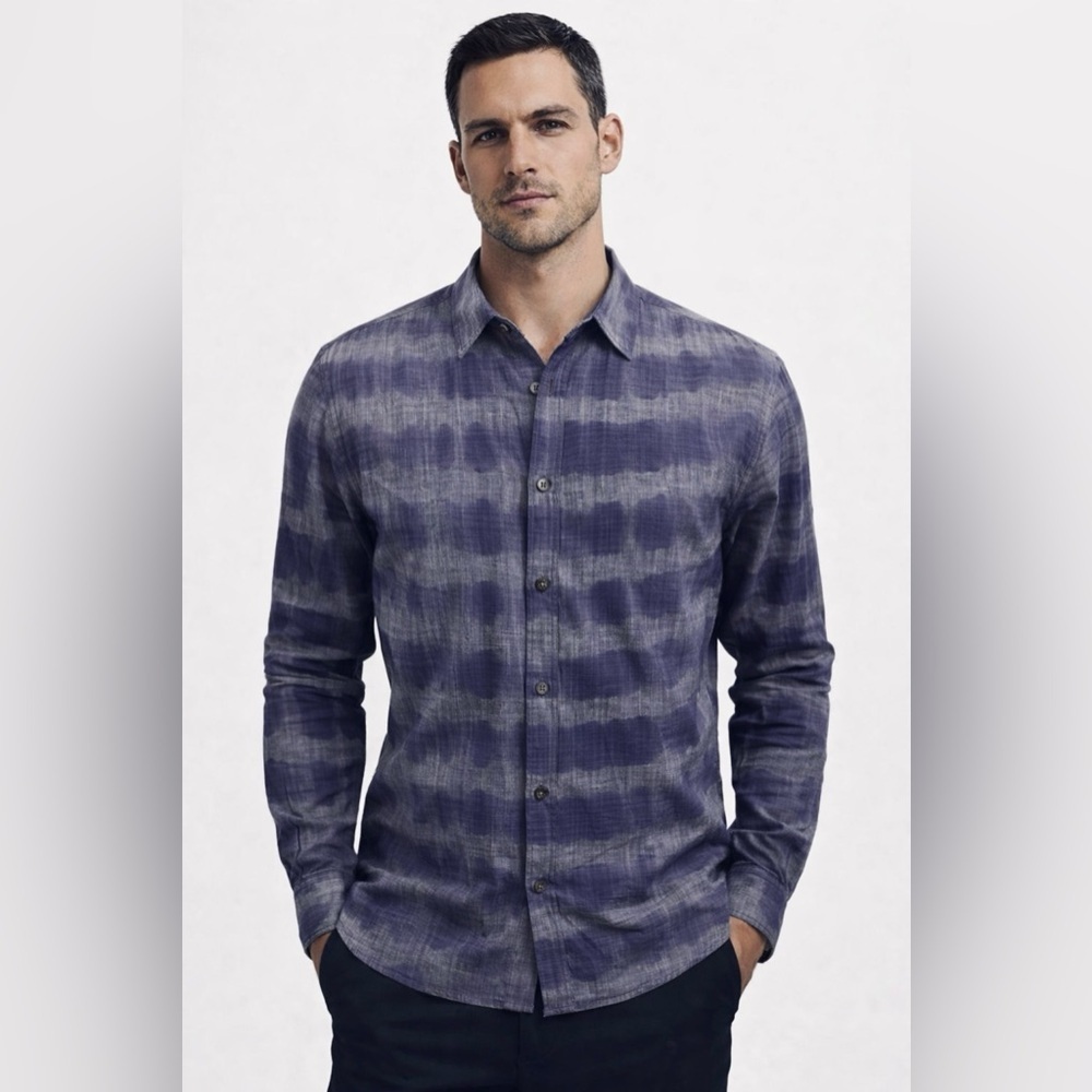 Guess Dillon Slim Fit Button Down Shirt | Men’s Medium | 100% Cotton